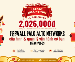 Firewall Palo Alto Networks – Làm Chủ NGFW Trong Kỷ Nguyên An Ninh Mạng Hiện Đại